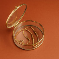 brace gold plated necklace