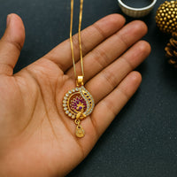 Regal Peacock Glow Pendant