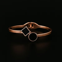 Geometric Harmony Bangle