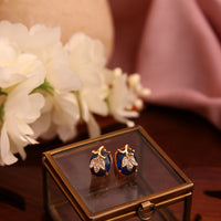 Midnight Bloom Studs