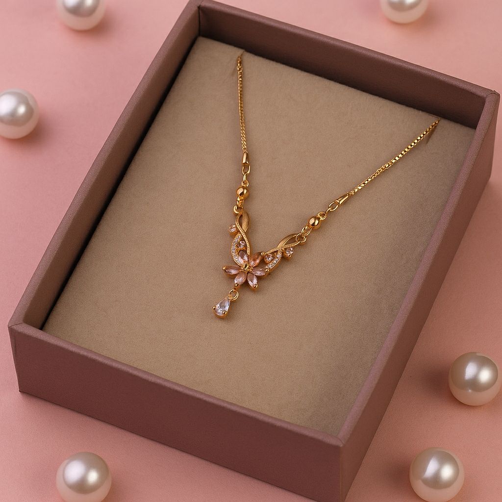 Cherry Flower Necklace