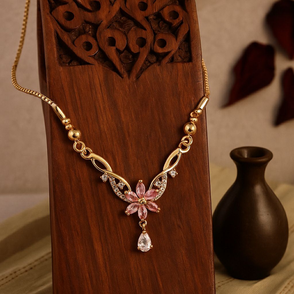 Cherry Flower Necklace