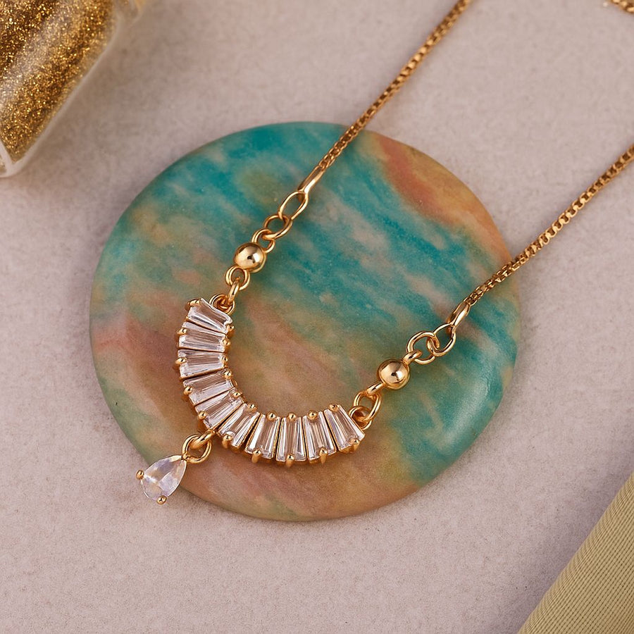 Crescent Glow Necklace