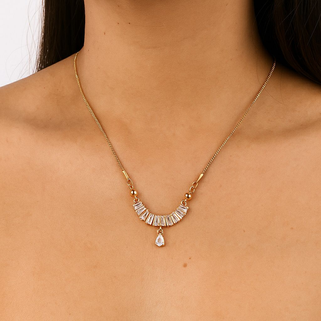 Crescent Glow Necklace