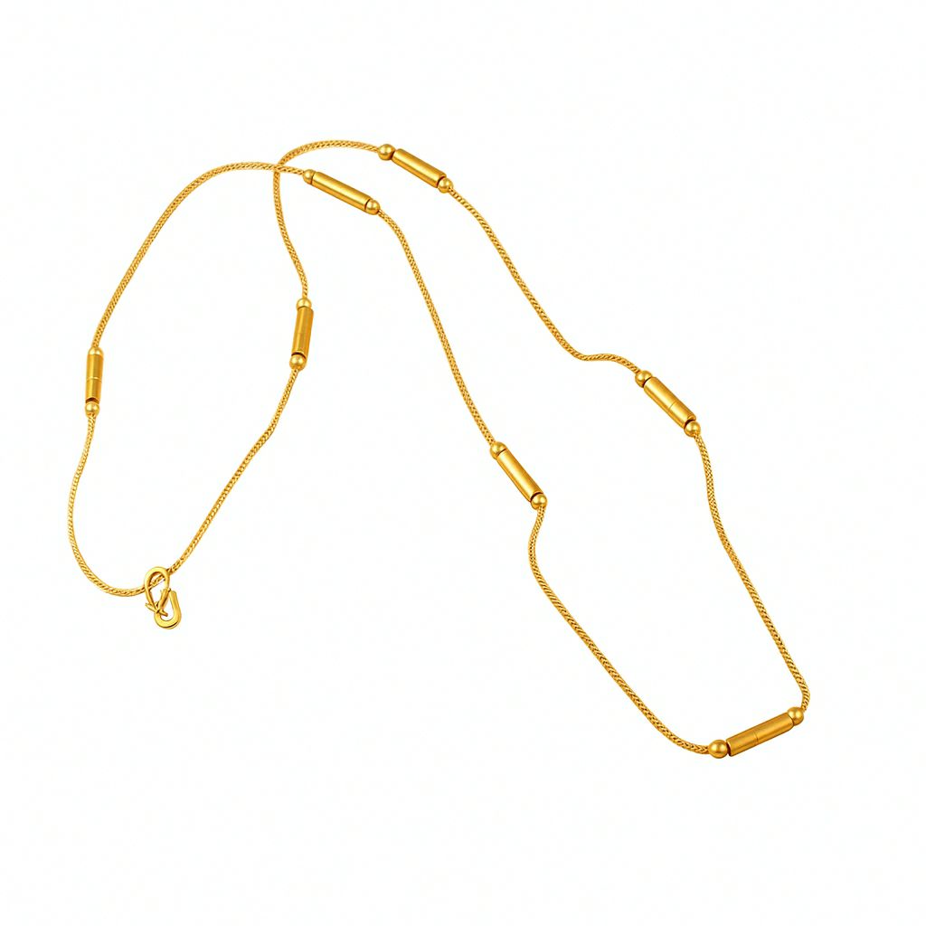 brace gold plated necklace