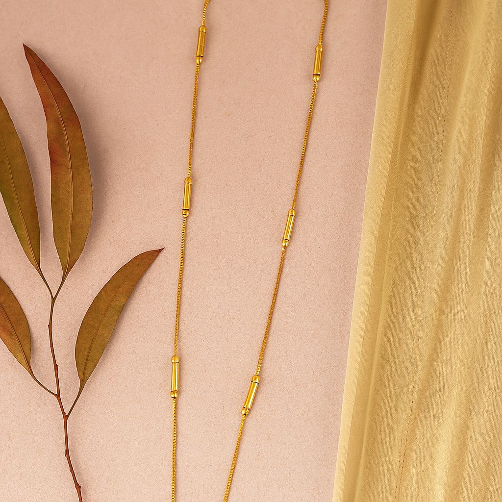 brace gold plated necklace