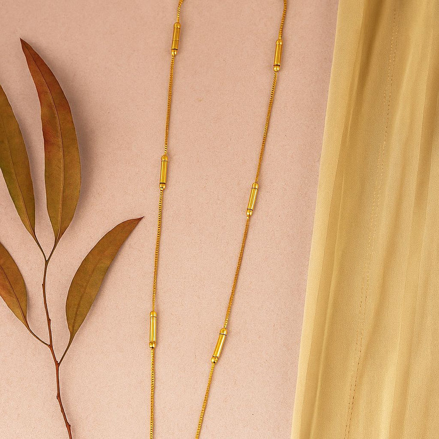 brace gold plated necklace