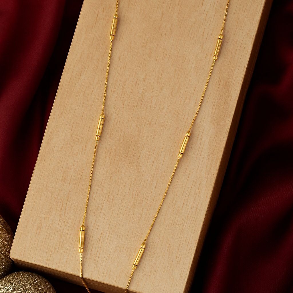 brace gold plated necklace