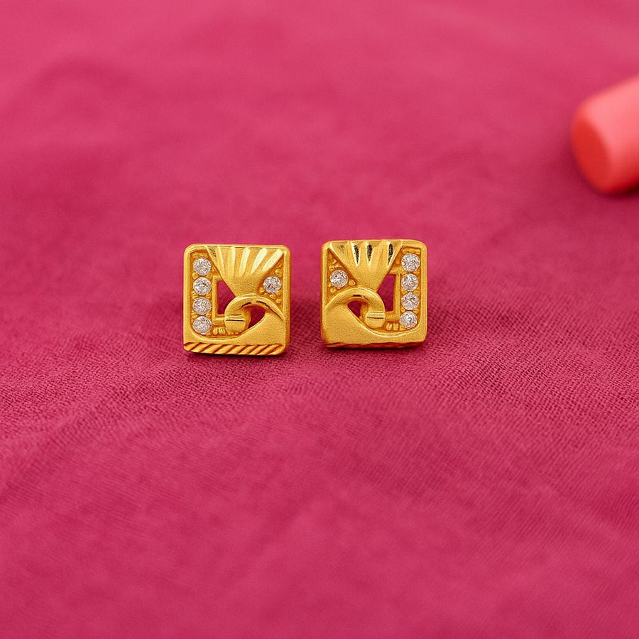 Golden Sunrise Studs earrings