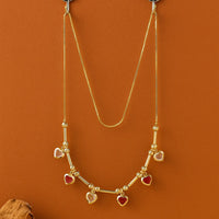 Golden Heart Symphony Necklace