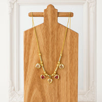 Golden Heart Symphony Necklace