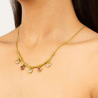 Golden Heart Symphony Necklace