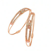 Ethereal Gemstone Cuff Bangle