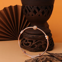 Whisper Bell Rose Gold Bangle