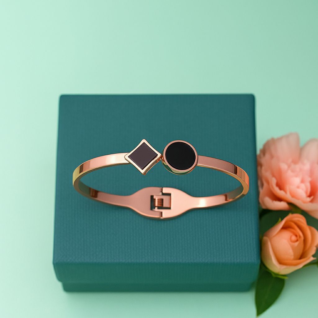 Geometric Harmony Bangle