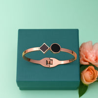 Geometric Harmony Bangle