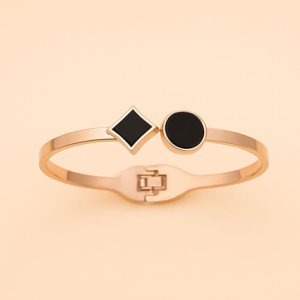 Geometric Harmony Bangle