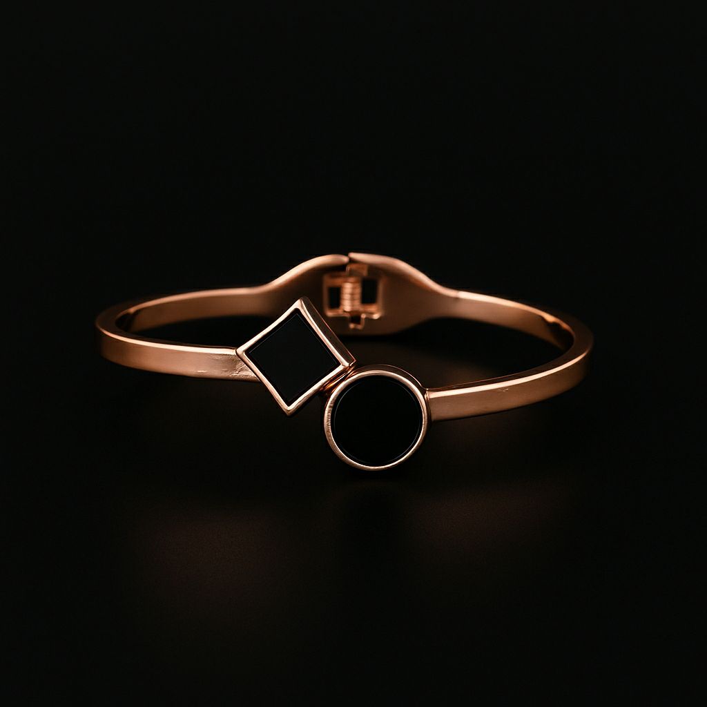 Geometric Harmony Bangle