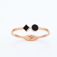 Geometric Harmony Bangle