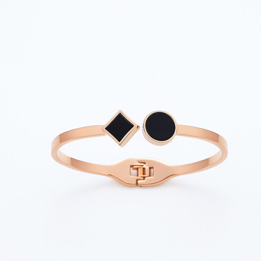 Geometric Harmony Bangle
