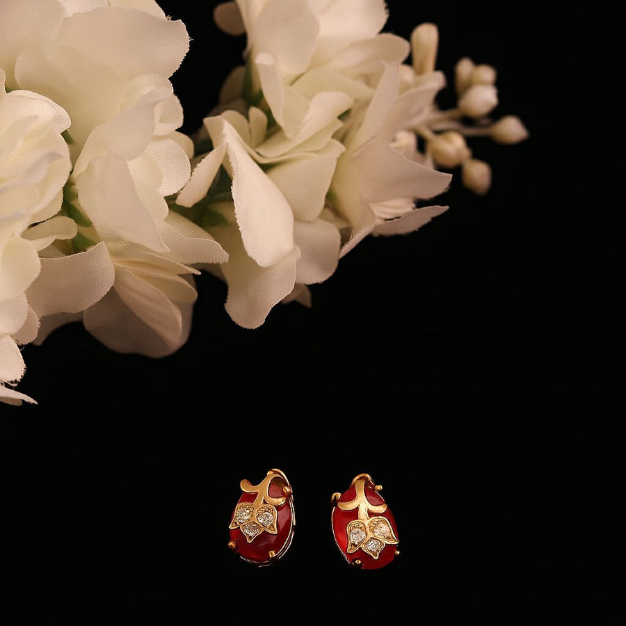 Crimson Enamel Beetle Set