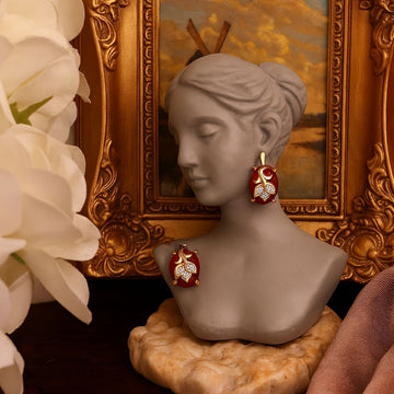 Crimson Enamel Beetle Set