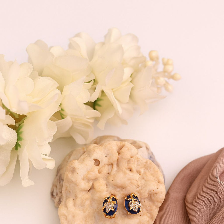 Midnight Bloom Studs