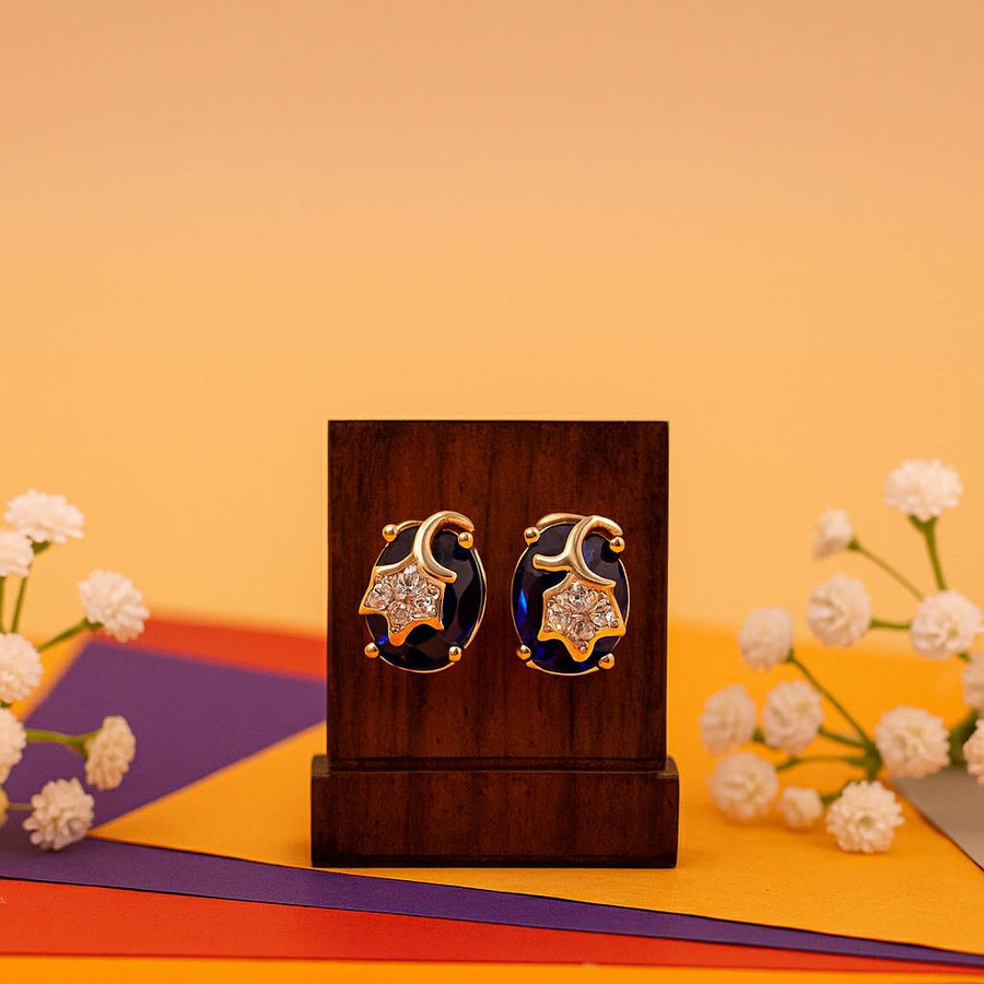 Midnight Bloom Studs