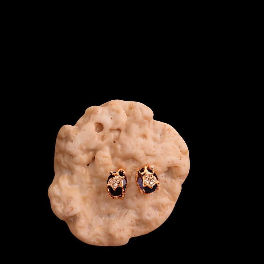 Midnight Bloom Studs