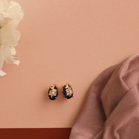 Midnight Bloom Studs