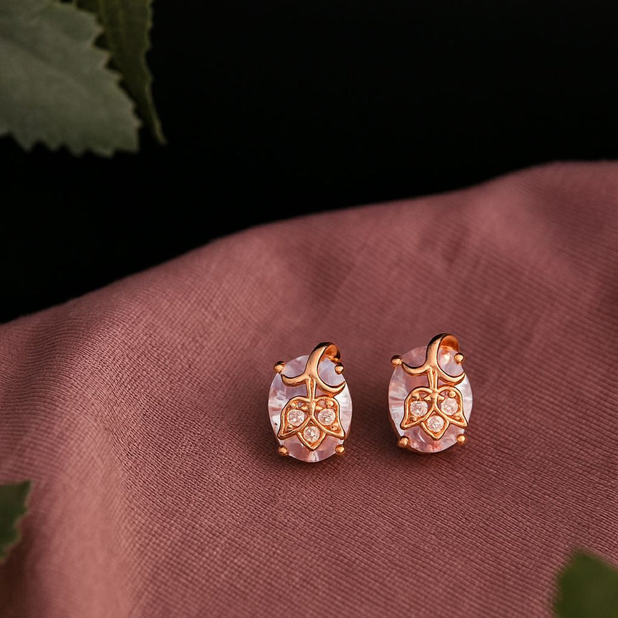 Faceted Petal Studs